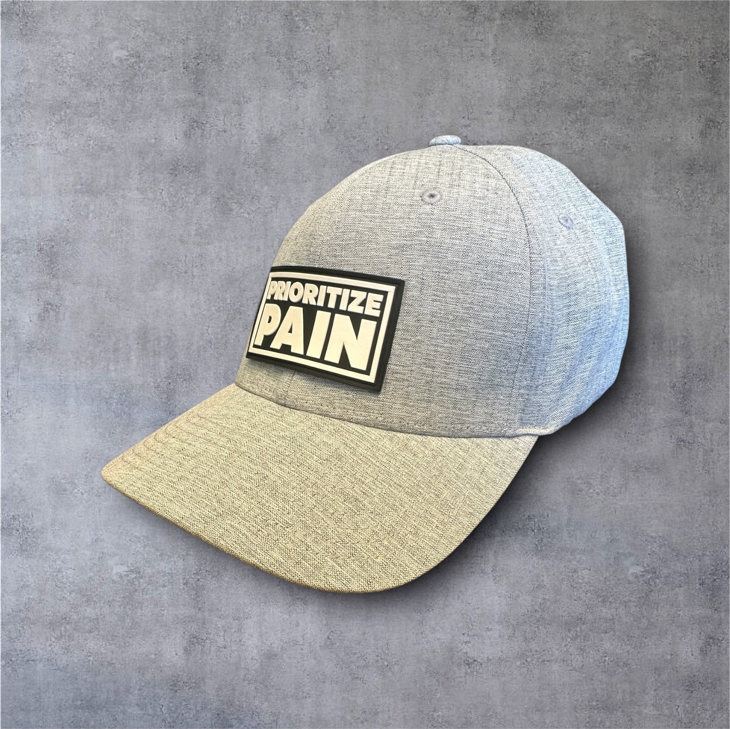 FlexFit Hat - OG PVC Patch - Heather Grey