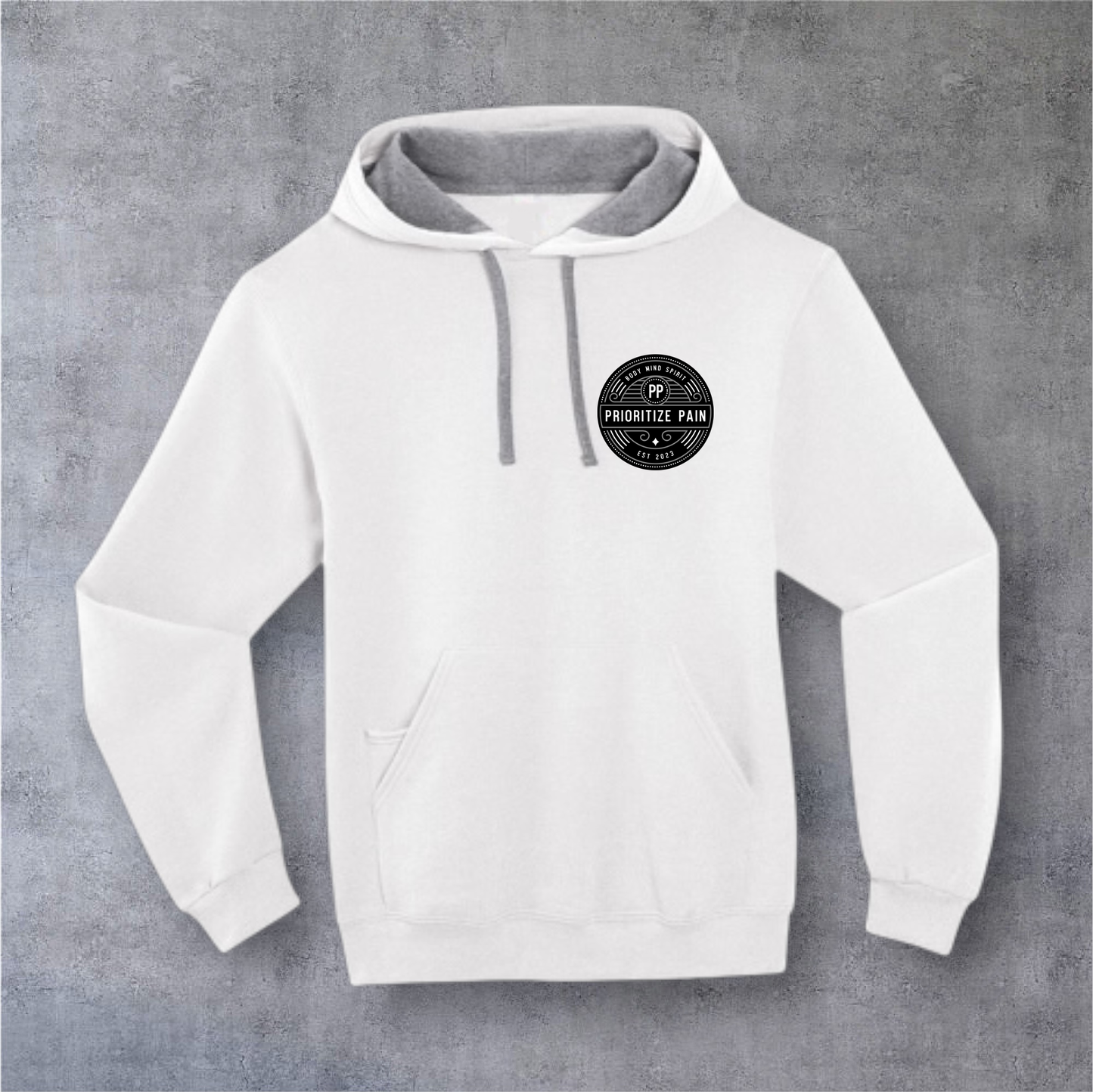 Unisex Hoodie - BESPOKE - White/Black