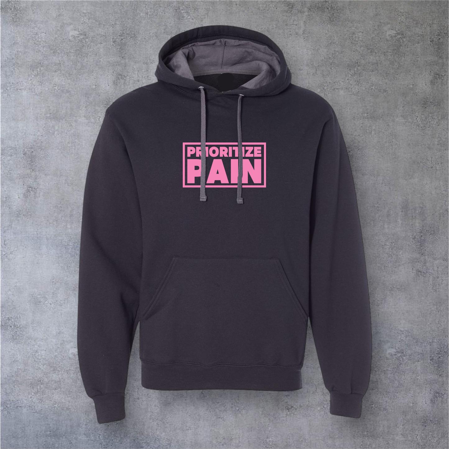 Unisex Hoodie - OG - Black/Pink