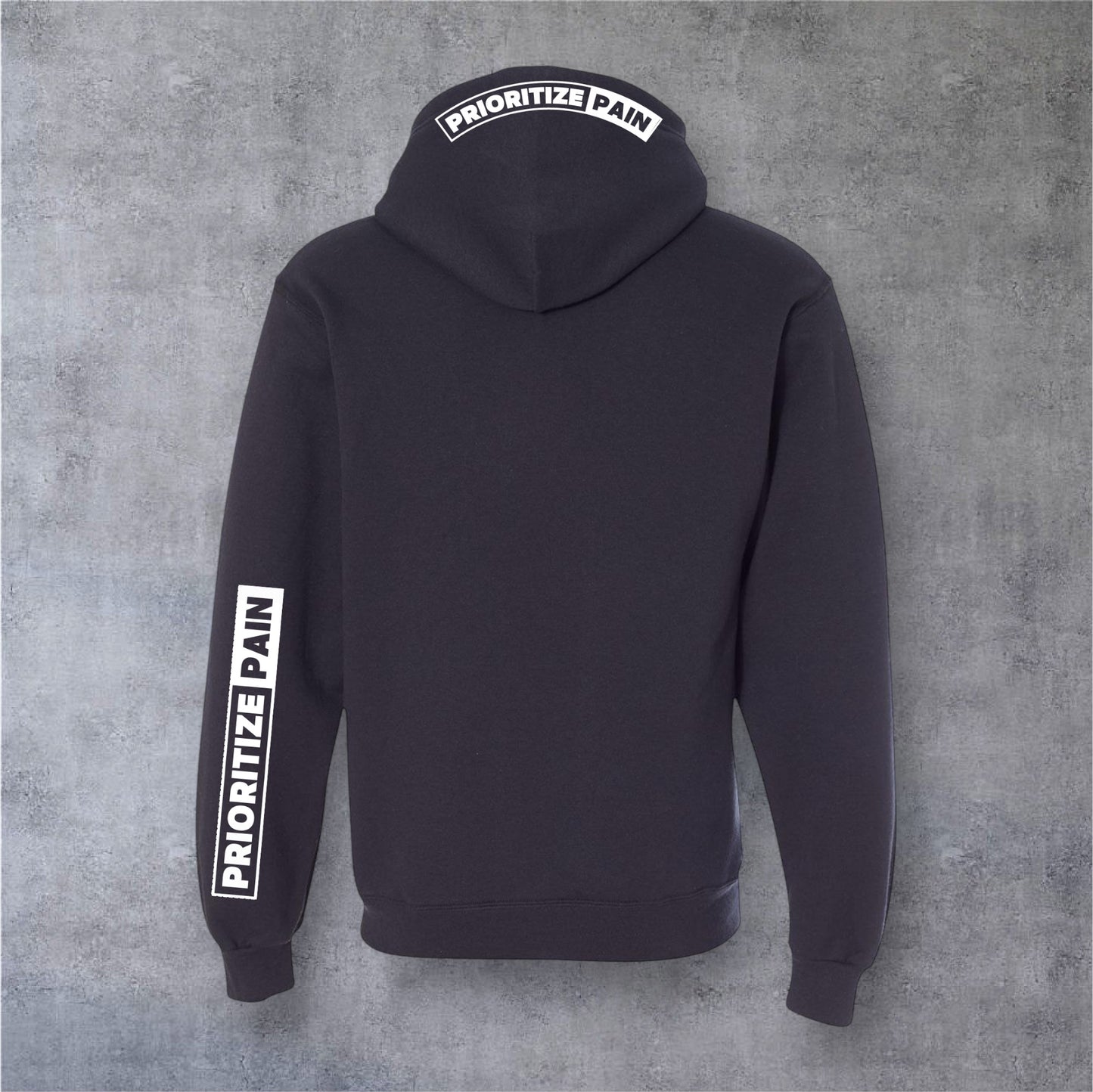 Unisex Hoodie - HORIZON - Black/White