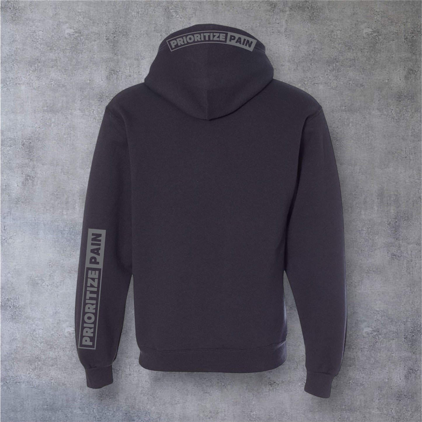 Unisex Hoodie - HORIZON - Black/Grey