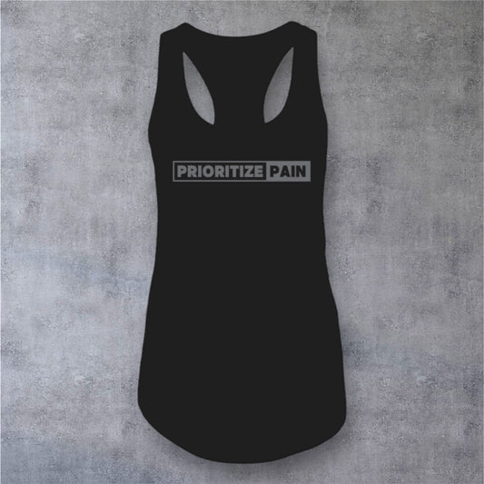 Racerback Tank - HORIZON - Black-Grey