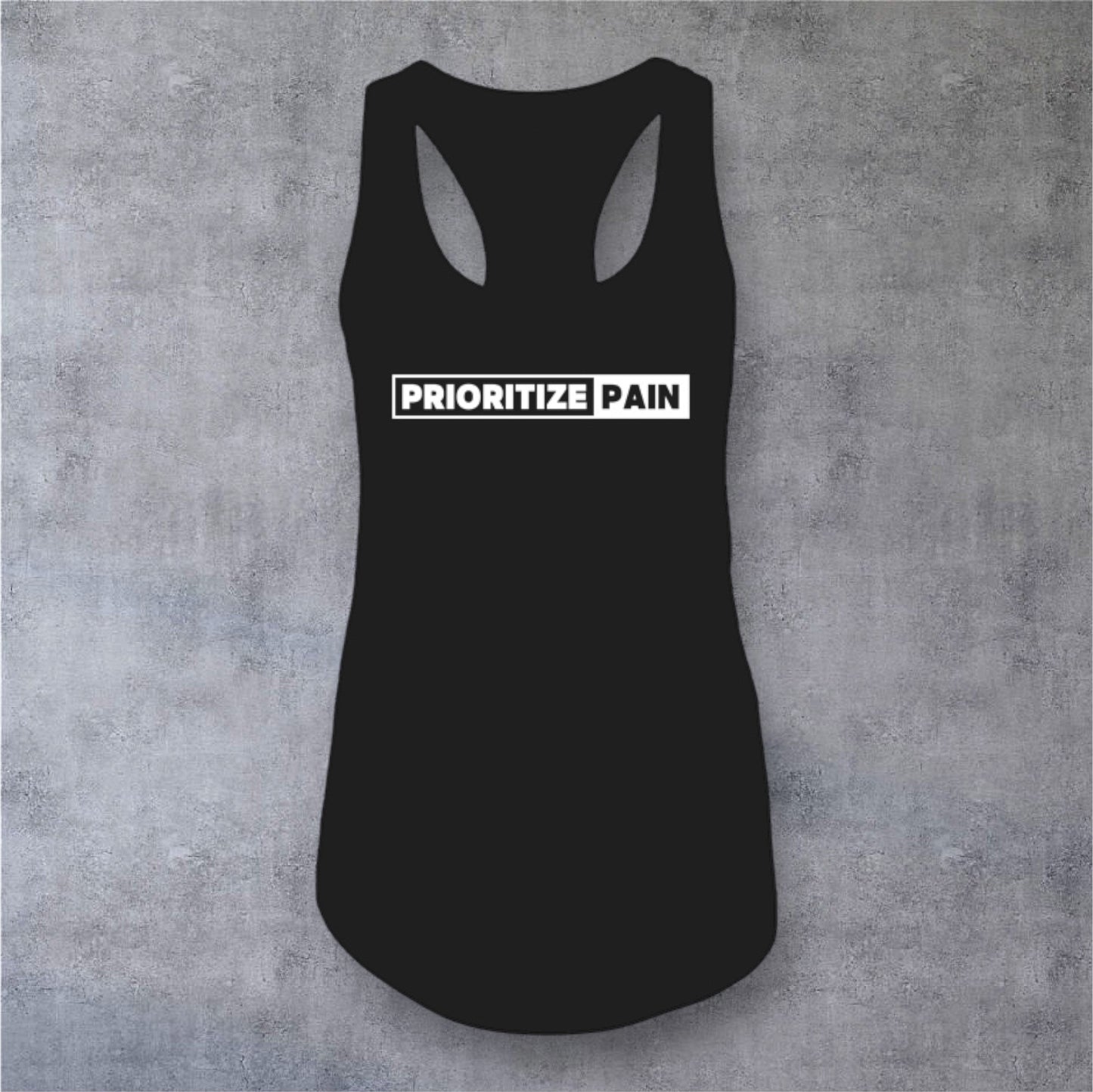 Racerback Tank - HORIZON - Black-White