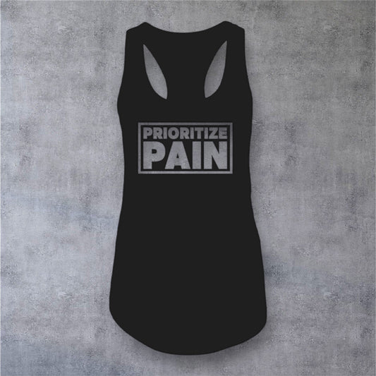 Racerback Tank - OG - Black-Grey