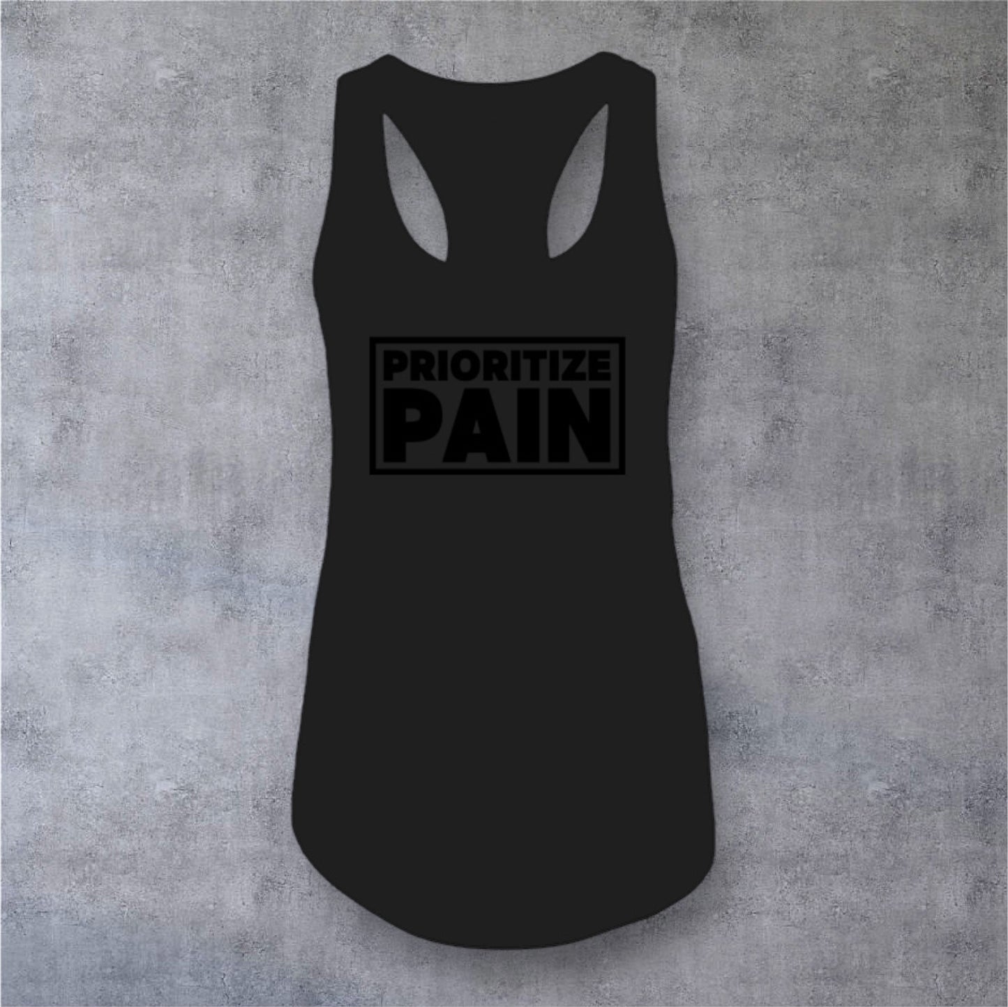 Racerback Tank - OG - Black-Black