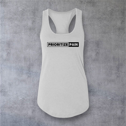 Racerback Tank - HORIZON - Silver-Black