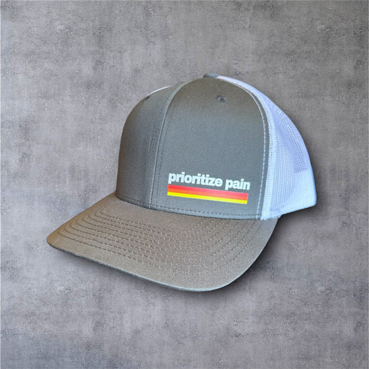 Classic Trucker Hat - Heat Press RETRO - Charcoal/White