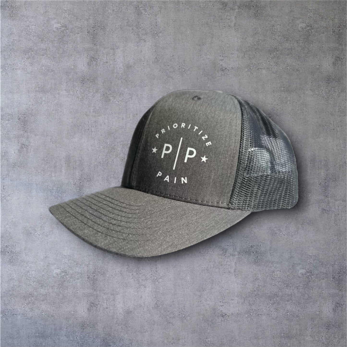 Classic Trucker Hat - Heat Press MOD CIRCLE - Charcoal/Black