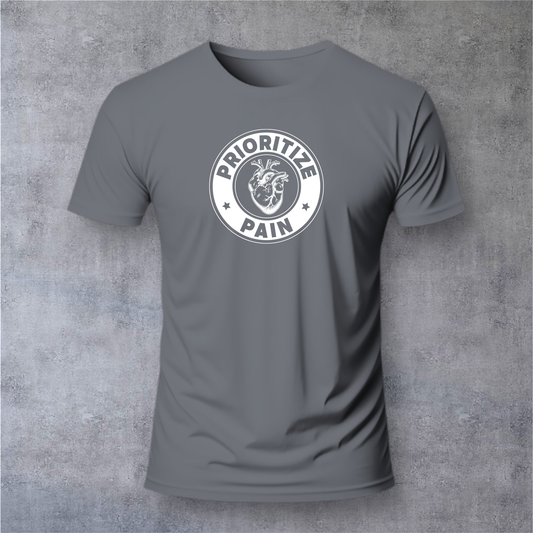 Unisex T - A HEART - Storm/White