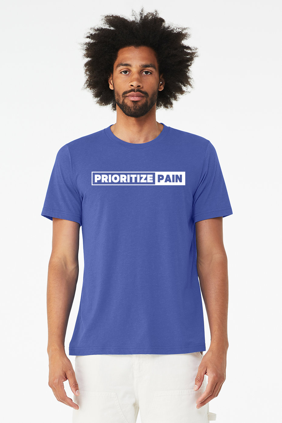 Unisex T - HORIZON - Blue/White